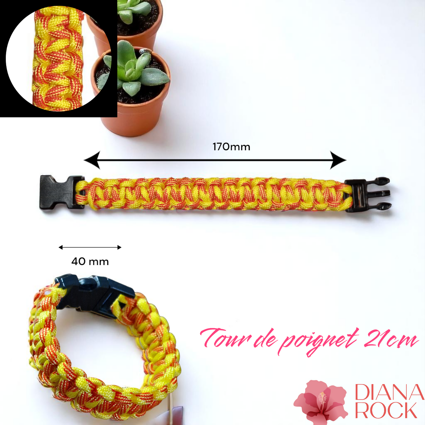 Bracelet de survie